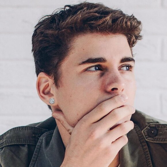 Hypoallergenic Stainless Steel Stud Earrings 5 Pairs CZ Round 3-8mm Jewelry - Picture 2 of 7